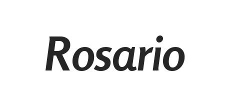 Rosario Font Family Typeface Free Download Ttf Otf Fontmirror Com